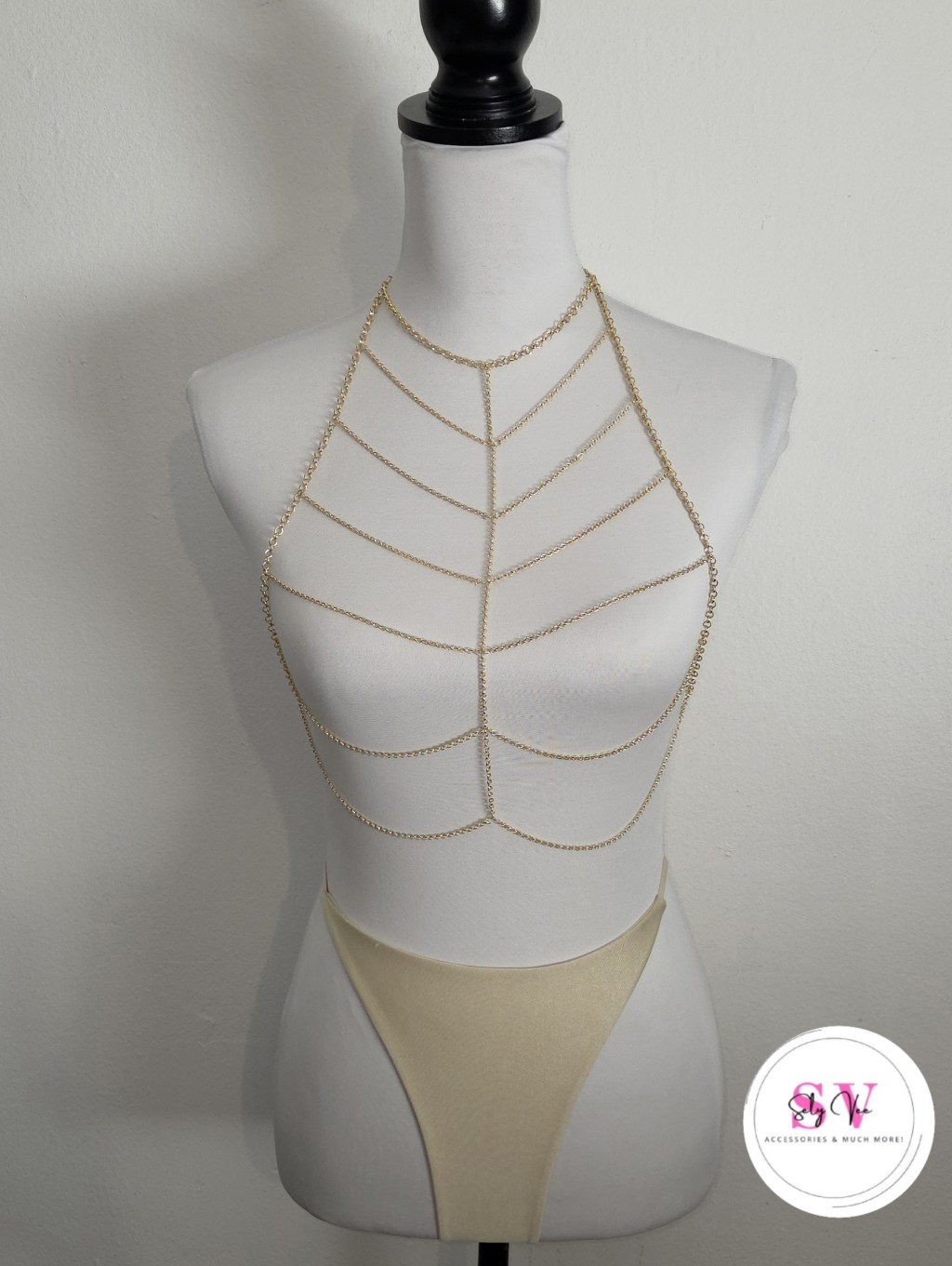 Gold Body Chain Jewelry
